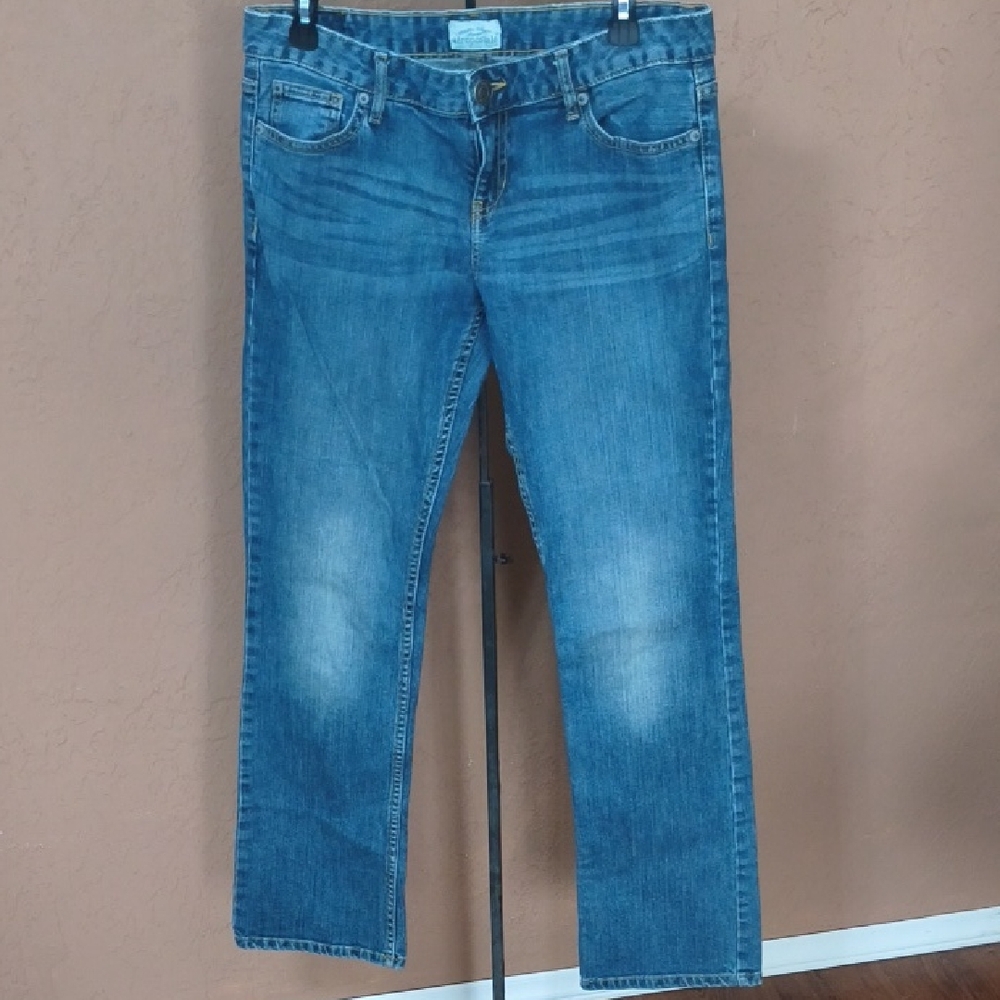 Aeropostale Women's Blue Chelsea Bootcut Denim 9/10